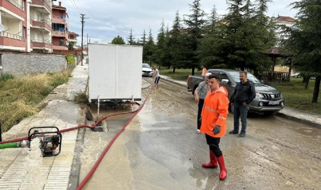 Çorum'da sağanak etkili oldu