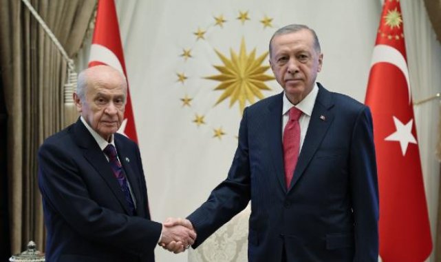 Cumhurbaşkanı Erdoğan, MHP lideri Bahçeli'yi kabul etti