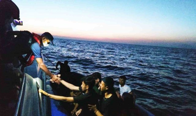 Datça'da 31 düzensiz göçmen kurtarıldı