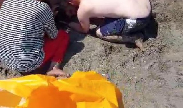 Denizde boğulma tehlikesi geçiren Enes, tedaviye alındı