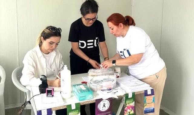 DEÜ, deprem bölgesinde salgına karşı tetikte