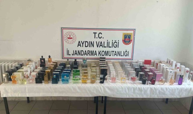 Didim'de kaçak parfüm avı: 1 gözaltı