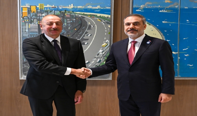 Dışişleri Bakanı Fidan, Azerbaycan Cumhurbaşkanı Aliyev ile görüştü