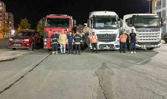 Diyarbakır'dan Hatay'daki yangına araç ve personel desteği