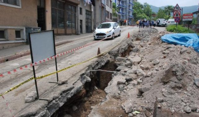 Doğal gaz kazısında ortaya çıkan Roma dönemi hamamın üzeri kapatıldı