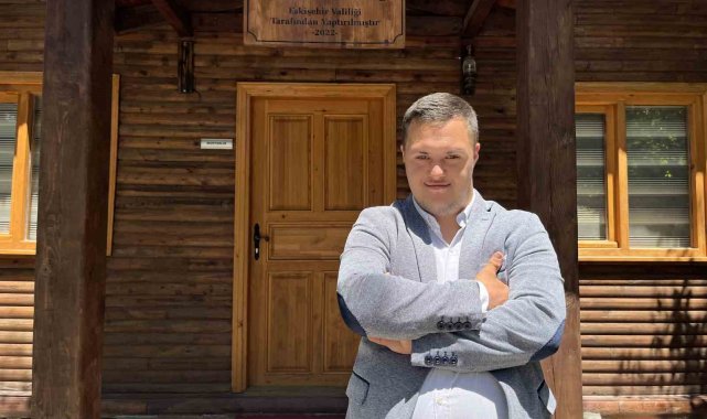 Down sendromlu Mücahit Kırdaş muhtarlığa aday oldu