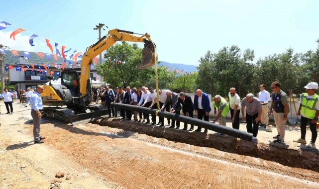 Düğerek kanalizasyon hattının 5 bin metresi tamamlandı