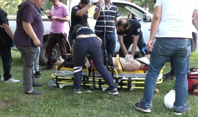 Eskişehir'de Porsuk Çayına düşen iki kişiden 1'i kalp masajıyla hayata döndürüldü