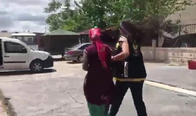 Evden altın ve döviz çalan kadın kameradan belirlenip yakalandı