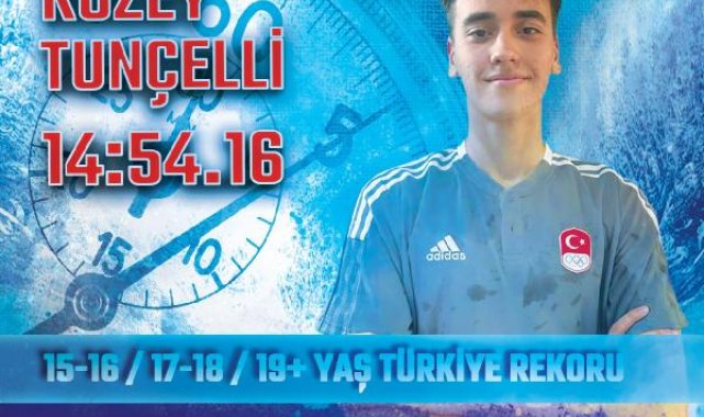 EYOF'ta Kuzey Tunçelli'den hem rekor hem altın madalya