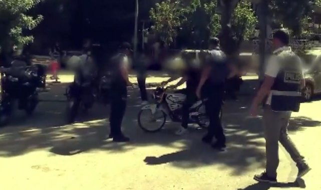 Gaziantep'te çalıntı motosiklet denetimi yapıldı