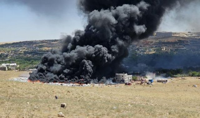 Gaziantep'te otluk yangını; bazı evler tahliye edildi