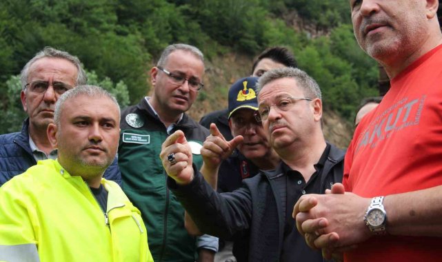 Giresun Valisi Ünlü yeni heyelanlar yaşanabileceğine dikkat çekerek vatandaşları uyardı