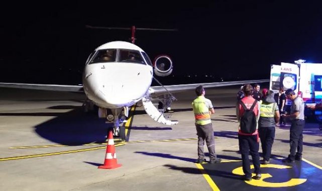 Hac için gittiği Arabistan'da rahatsızlandı, ambulans uçakla Türkiye'ye getirildi