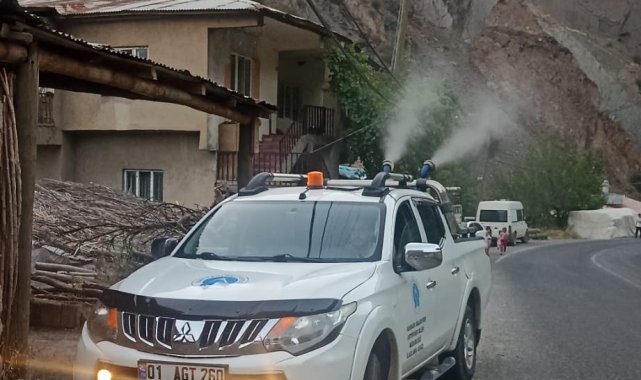 Hakkari'de sivrisinekle mücadele çalışması