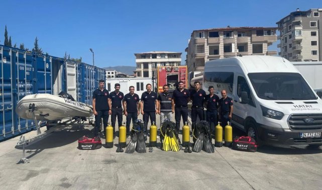 Hatay'da su altı arama kurtarma ekipleri göreve hazır