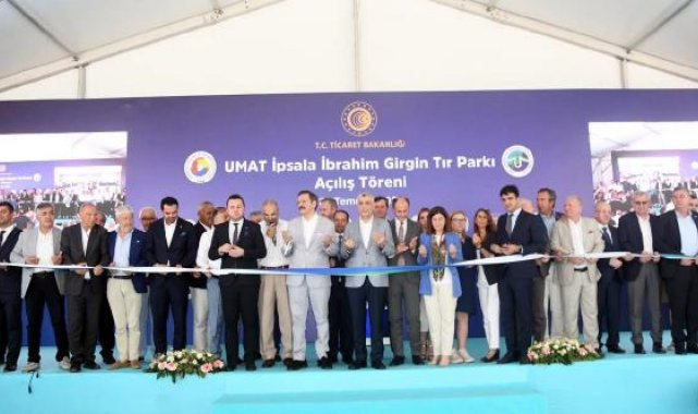 İpsala'da TIR parkı açan Bakan Bolat: İhracatta gümrük kapılarımızın altyapısı önemli