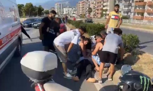İskenderun'da otomobille motosiklet çarpıştı; 1 ölü, 1 yaralı