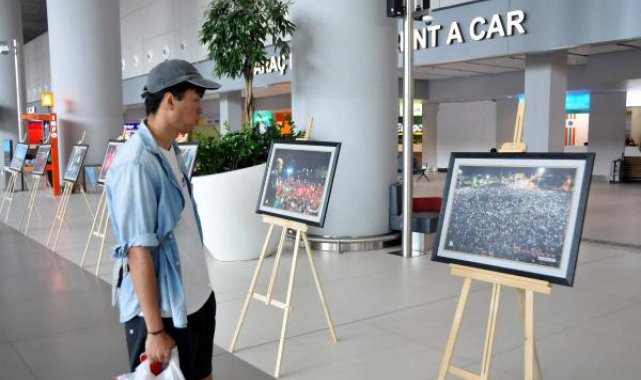 İstanbul Havalimanı'nda 15 temmuz fotoğraf sergisi