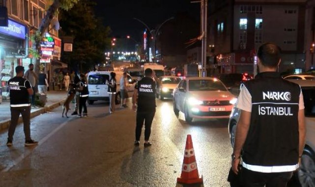 İstanbul'da 'NARVAS' uyuşturucu uygulaması yapıldı