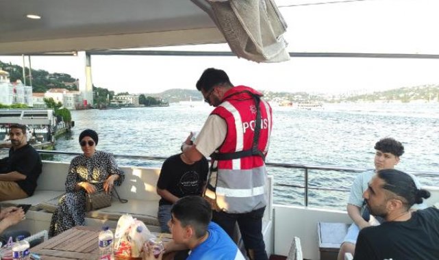 İstanbul'da denizde kaçak göçmen denetimi