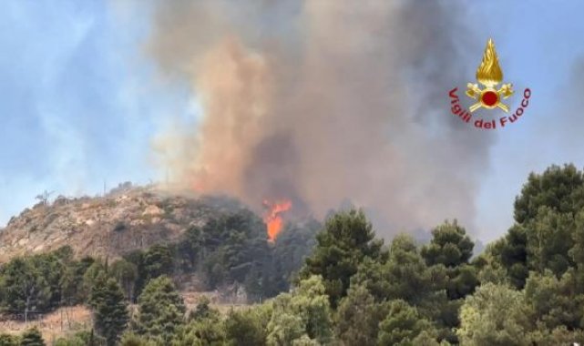İtalya'nın güneyinde orman yangınları devam ediyor