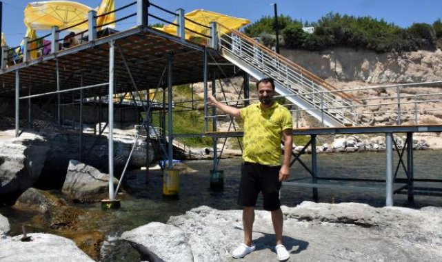 İzmir'de 'Fokların yuvasına iskele kuruldu' iddiası