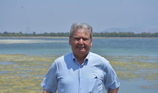İzmir'de Çakalburnu Lagünü'nün 3'te 1'i deniz maruluyla kaplandı