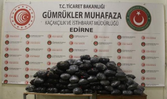 Kapıkule'de TIR'da 133 kilo esrar ele geçirildi