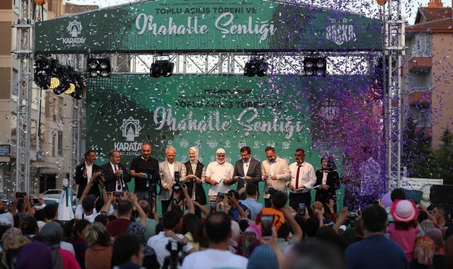 Karatay Belediyesi 47 milyon liralık yatırımları hizmete açtı