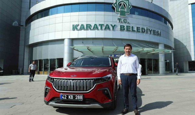 Karatay Belediyesi yerli otomobil TOGG'u filosuna kattı