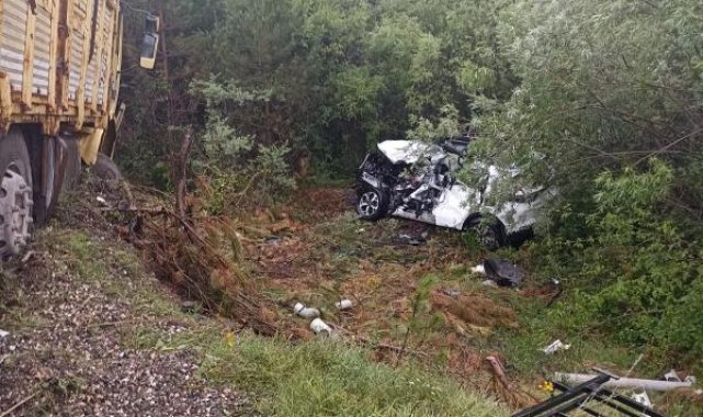 Kastamonu'da anne ve babanın öldüğü kazada 1 yaşındaki bebekleri de kurtarılamadı