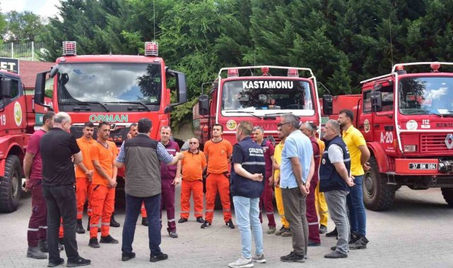 Kastamonu'dan Antalya'ya arazöz takviyesi