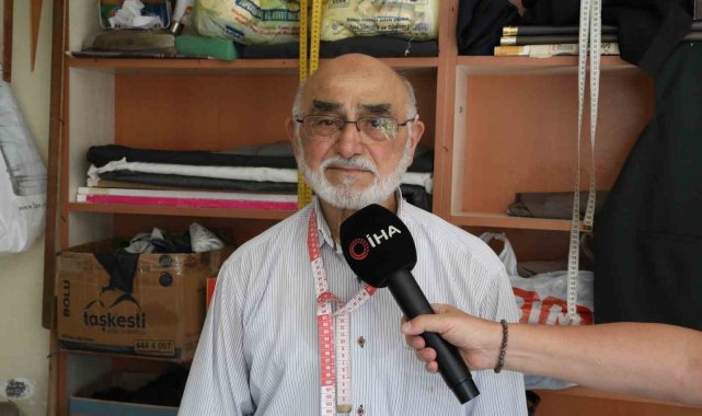 Kavak'ta terzi mesleğinin son temsilcisi