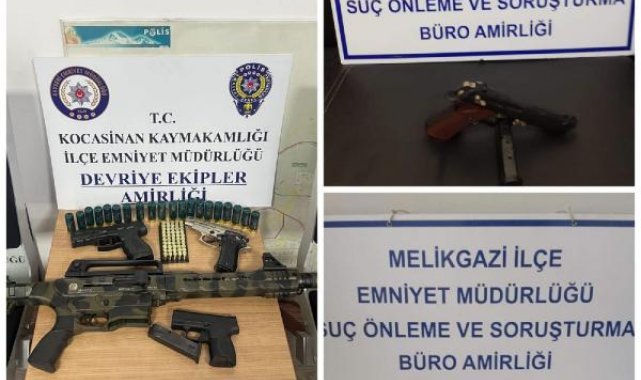 Kayseri'de, düğünlerde havaya ateş açan 6 kişi yakalandı
