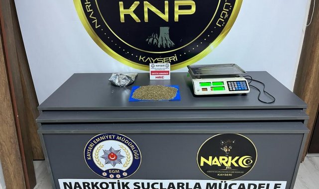 Kayseri'de uyuşturucu operasyonu: 5 gözaltı