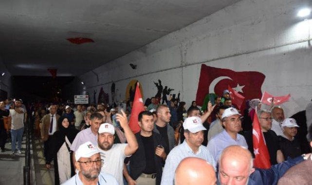 Kırıkkale'de '15 Temmuz Demokrasi ve Milli Birlik Günü'nde yürüyüş düzenlendi
