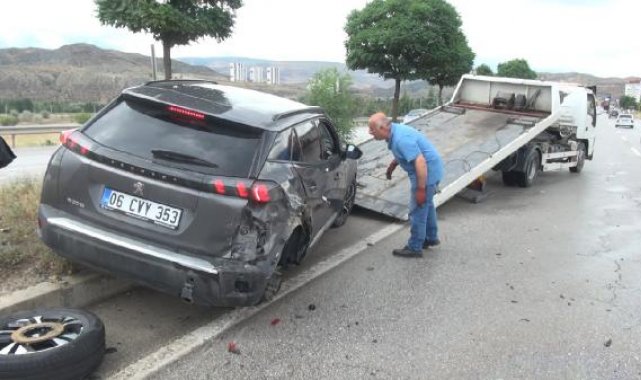 Kırıkkale'de 5 ayrı trafik kazasında 8 kişi yaralandı