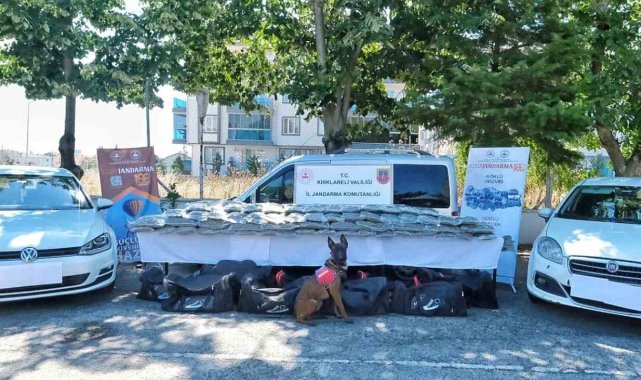 Kırklareli'nde uluslararası uyuşturucu operasyonu: 101 kilogram skunk ele geçirildi