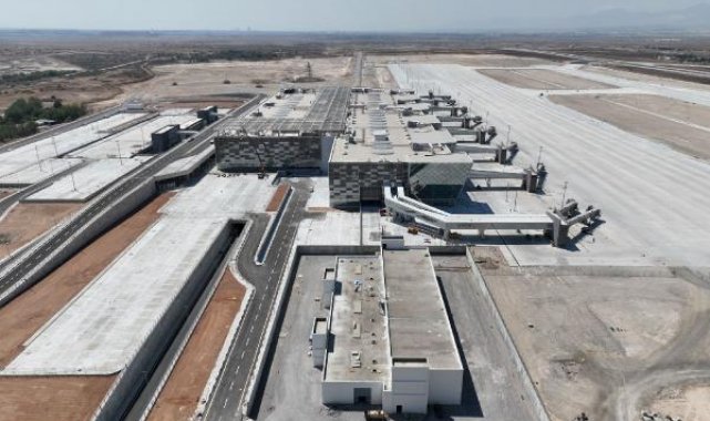 KKTC Ercan Havalimanı'nın yeni terminal binası yarın açılacak