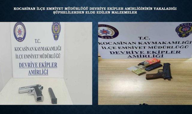 Kocasinan'da suça ve suçluya geçit yok: 30 faili meçhul olay aydınlatıldı