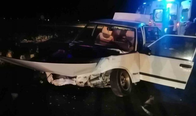 Konya'da yan yoldan çıkan otomobil kazaya sebep oldu: 1 yaralı
