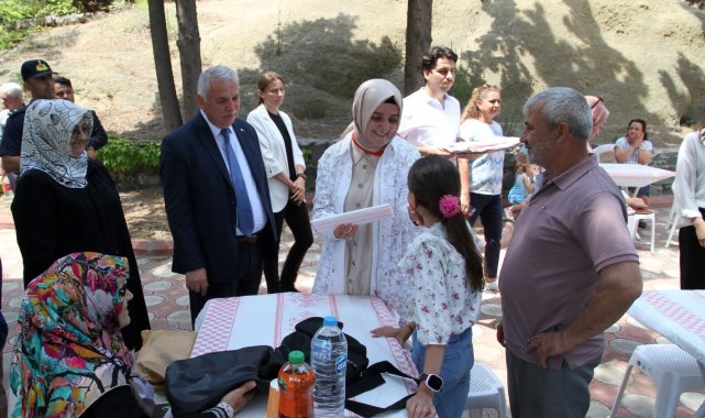 Koruyucu aileler ve çocuklar kamp alanında piknik yaptı