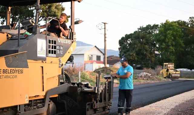 Köseköy sokaklarına yaz asfaltı