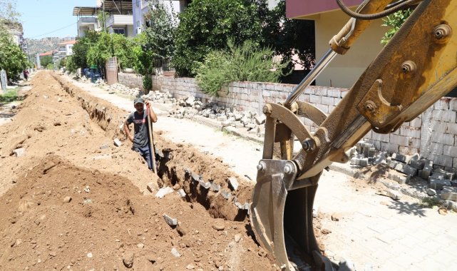 Köşk Altıeylül'de doğalgaz çalışmaları başladı