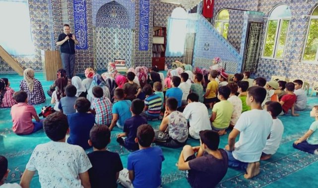 Köşk'te çocuklar yaz tatilini en iyi şekilde değerlendiriyor