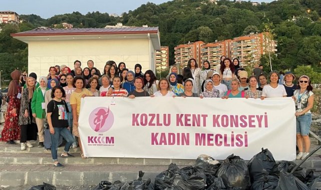 Kozlu sahilinde çevre etkinliği yapıldı