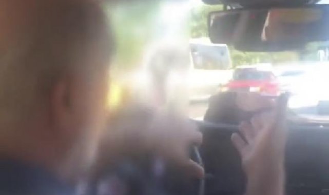 Küçükçekmece'de taksiciyle müşteri arasında adres tartışması