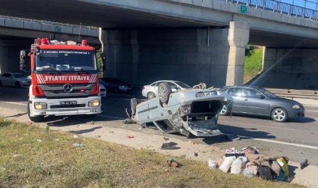 Kurban Bayramı dönüşü TEM otoyolunda kaza: 3 yaralı