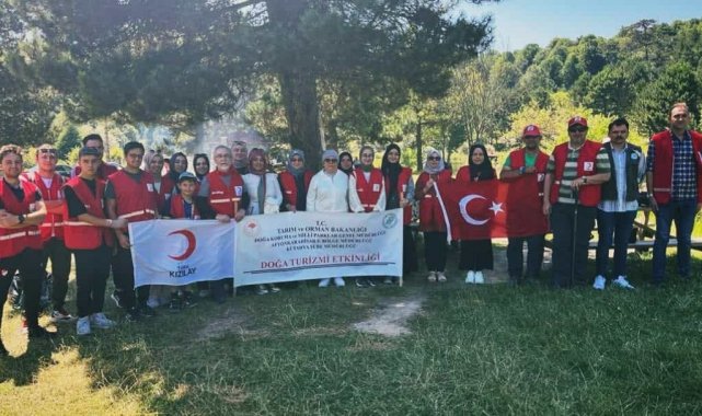 Kütahya DKMP'den Domaniç'te doğa yürüyüşü